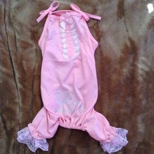SOLD NWT Pink Dog Jumpsuit