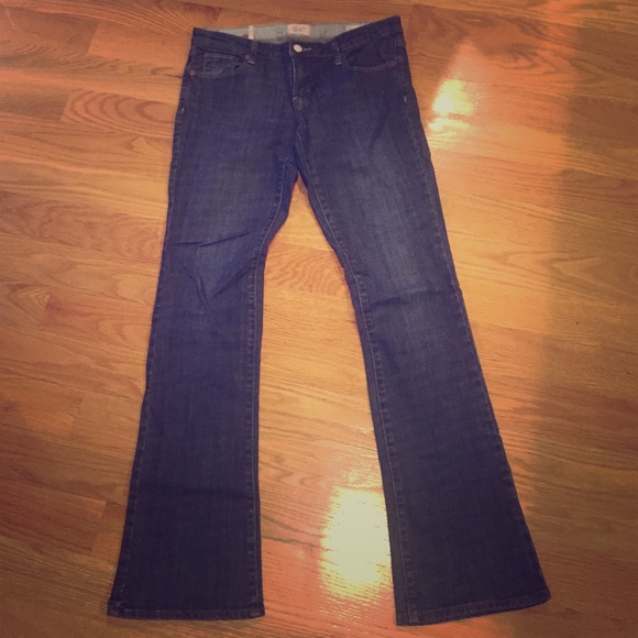 Low Rise Boot Cut Stretch Denim Jeans