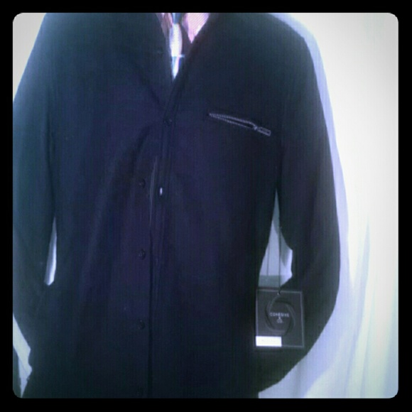 COHESIVE CO. JACKET NAVY WITH BLUE ORANGE