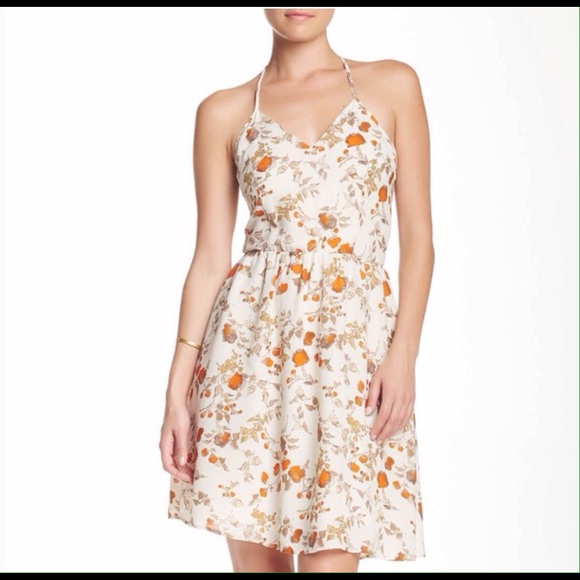 Floral Print T-Back Dress - Picture 2 of 2