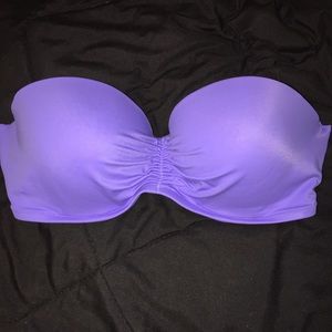 Purple VS strapless bathing suit top☺️