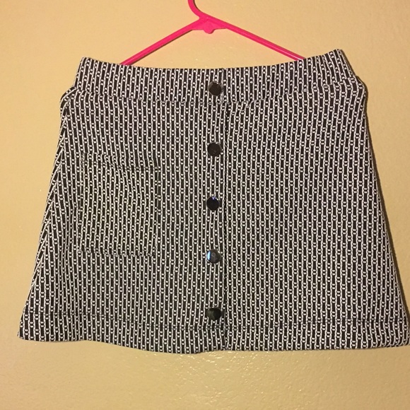 Black and White Skirt