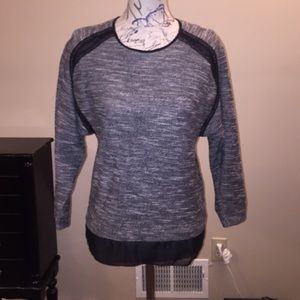 Chiffon bottom sweater