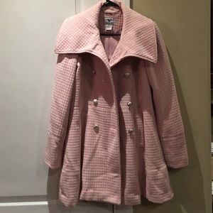 Pink Shimmer Pea Coat by Worthington *Brand New*