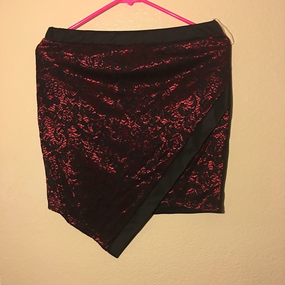 Black and red skirt