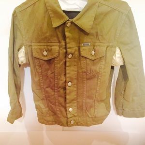 DIESEL Distressed green denim