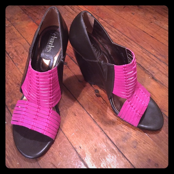 Charles by Charles David Hot Pink Wedges