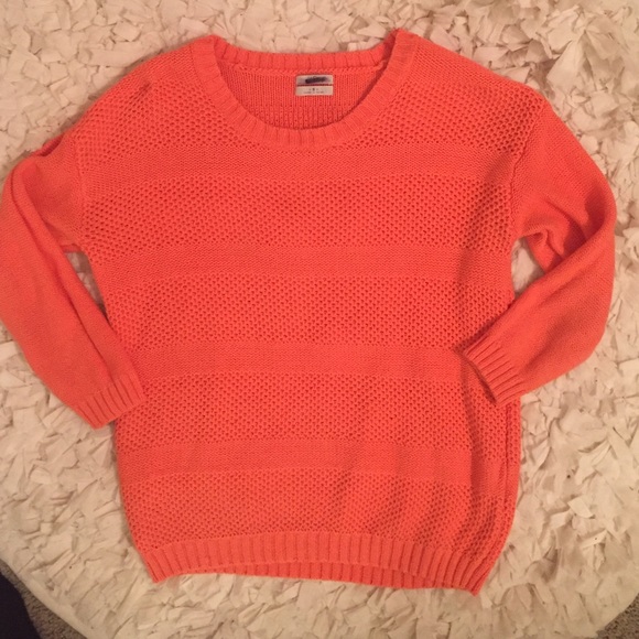 Madewell Wallace Salmon Colored Knit Sweater