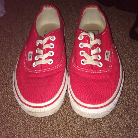 Red Vans - Picture 1 of 1
