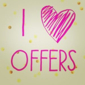 I love trading and offers! 15% off 3+ items📬