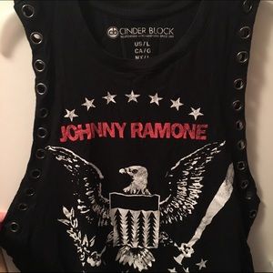 $8 SALE 🎧💀Ramones Emblem Studded Tank Top
