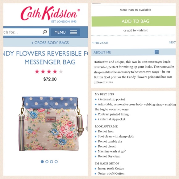 🎉NWOT  ALL THE WAY FROM LONDON-CK MESSENGER BAG🎉 - Picture 1 of 4