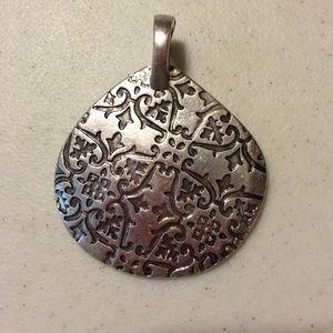 Double sided necklace pendant