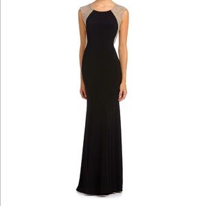 Xscape Beaded- Back Gown