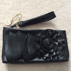 Big Buddha black wristlet