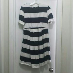 Asos striped maternity skater dress
