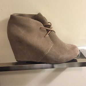 Dolce Vita Suede Wedge Booties