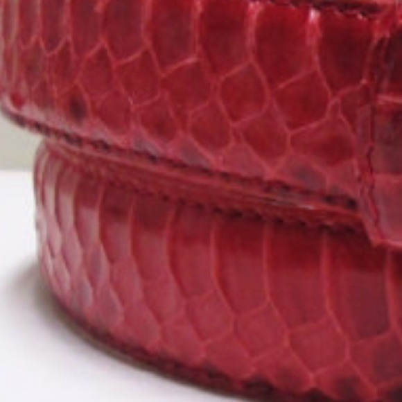 Vintage Snake Skin Belt - Picture 2 of 4