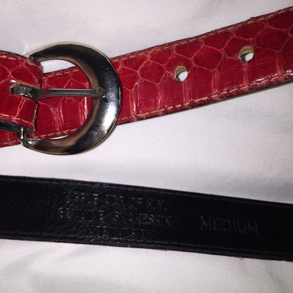 Vintage Snake Skin Belt - Picture 3 of 4