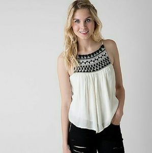 Amuse Society Beaded Top