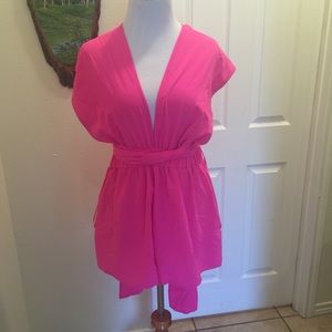 Hot Pink Romper