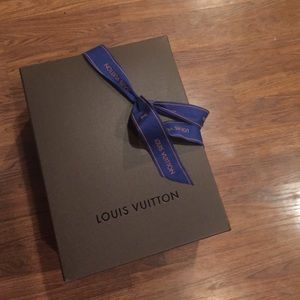 Authentic Louis Vuitton box with ribbon.  18h 13 w