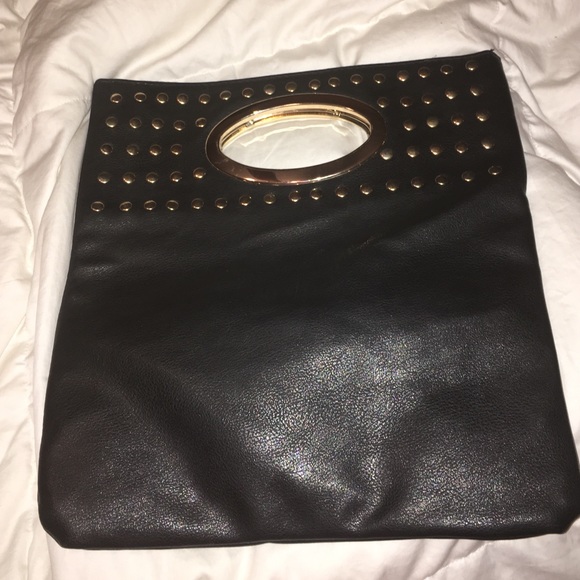 Black clutch purse