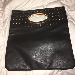 Black clutch purse