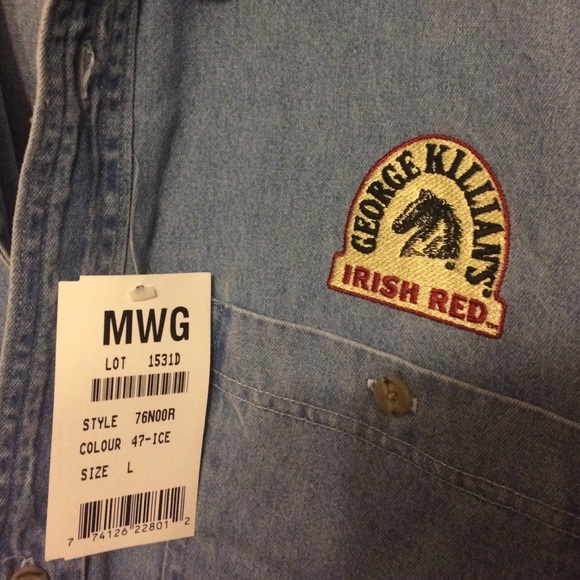 George Killian's Irish Red Jean Button Up - Picture 2 of 4