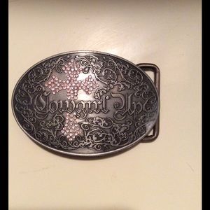 Cowgirl Up Belt Buckle