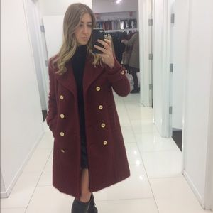 Michael Kors mohair and alpaca coat.