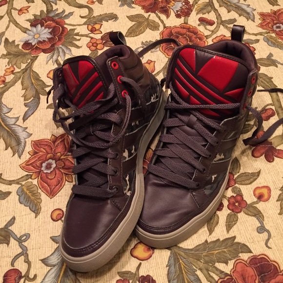 Adidas Camo Hi Tops