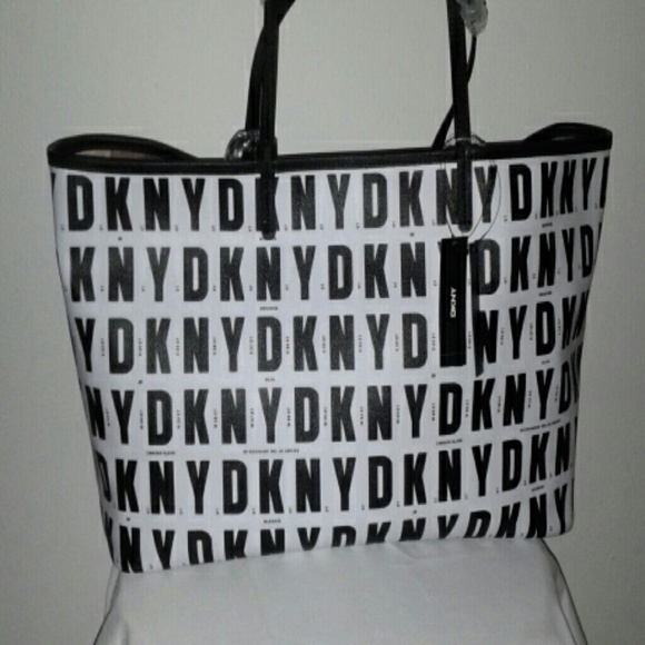 !!SOLD OUT !! LARGE DKNY TOTE & CASE - Picture 2 of 4