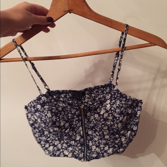 Floral crop top