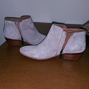 Grey suede Sam Edelman boots