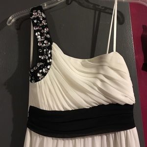 White evening/prom dress. Worn once!