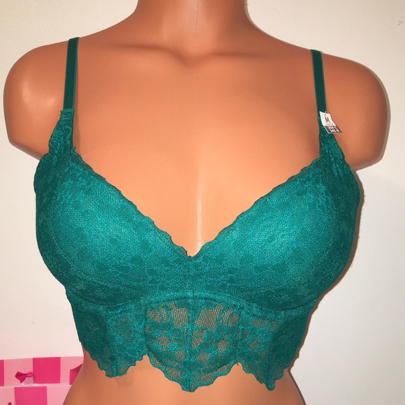 PINK Victoria's Secret Other - NEW M PINK VS LACE PADDED BRA
