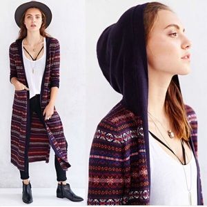 Ecote Daria fair Maxi Cardigan kimono