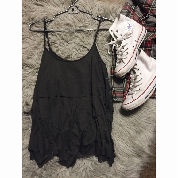 Layered Gray Tank - Picture 1 of 2