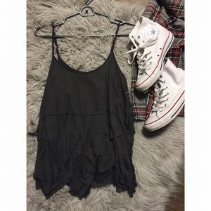 Layered Gray Tank