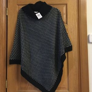 BRAND NEW!!! Calvin Klein turtle neck Poncho