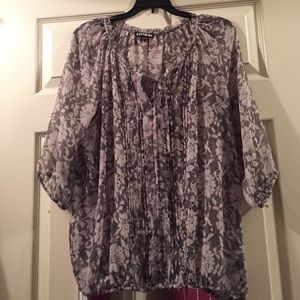 Flower print top