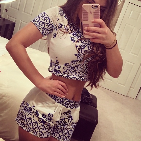 PINK Victoria's Secret Tops - bohemian two piece set 😍💙