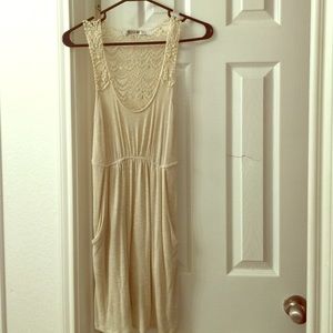 Short ivory dress from Forever21