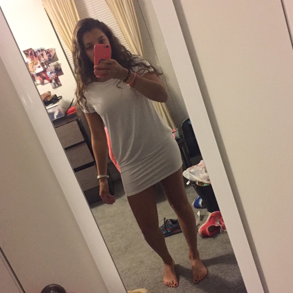 White casual dress