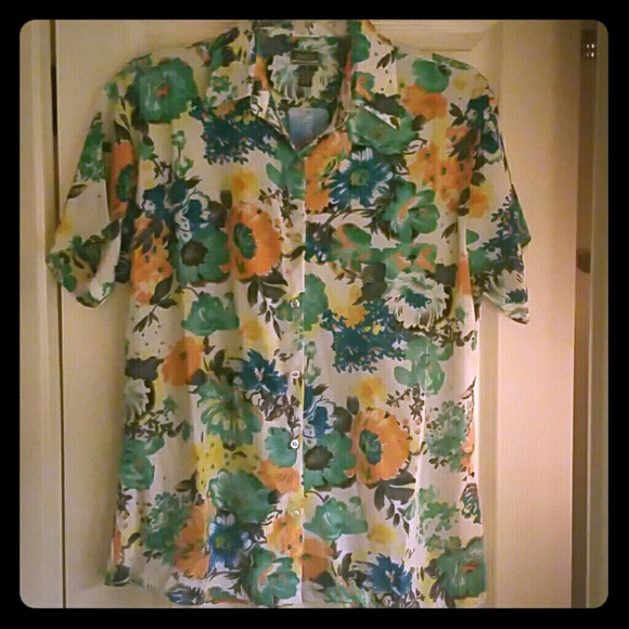 Flowered Blouse