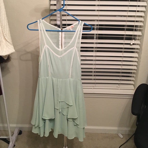 Mint cocktail dress