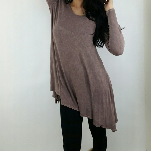 Mineral washed dress/blouse - Picture 3 of 4