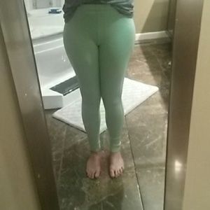 NWOT Mint Green Jeggings