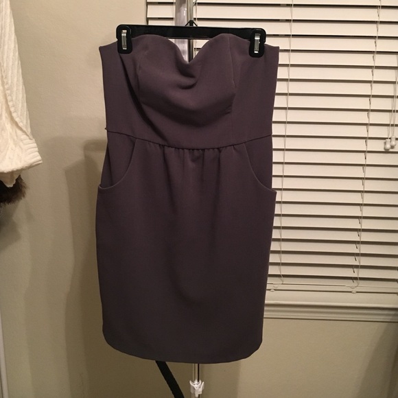 Strapless cocktail dress